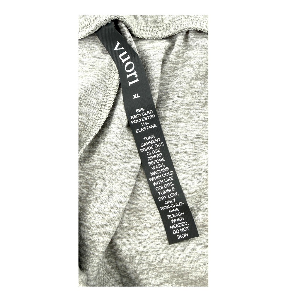 Vuori Halo Essential Wideleg Pant Long XL Pale Grey Heather Lounge Yoga‎ NWOT - Picture 3 of 9